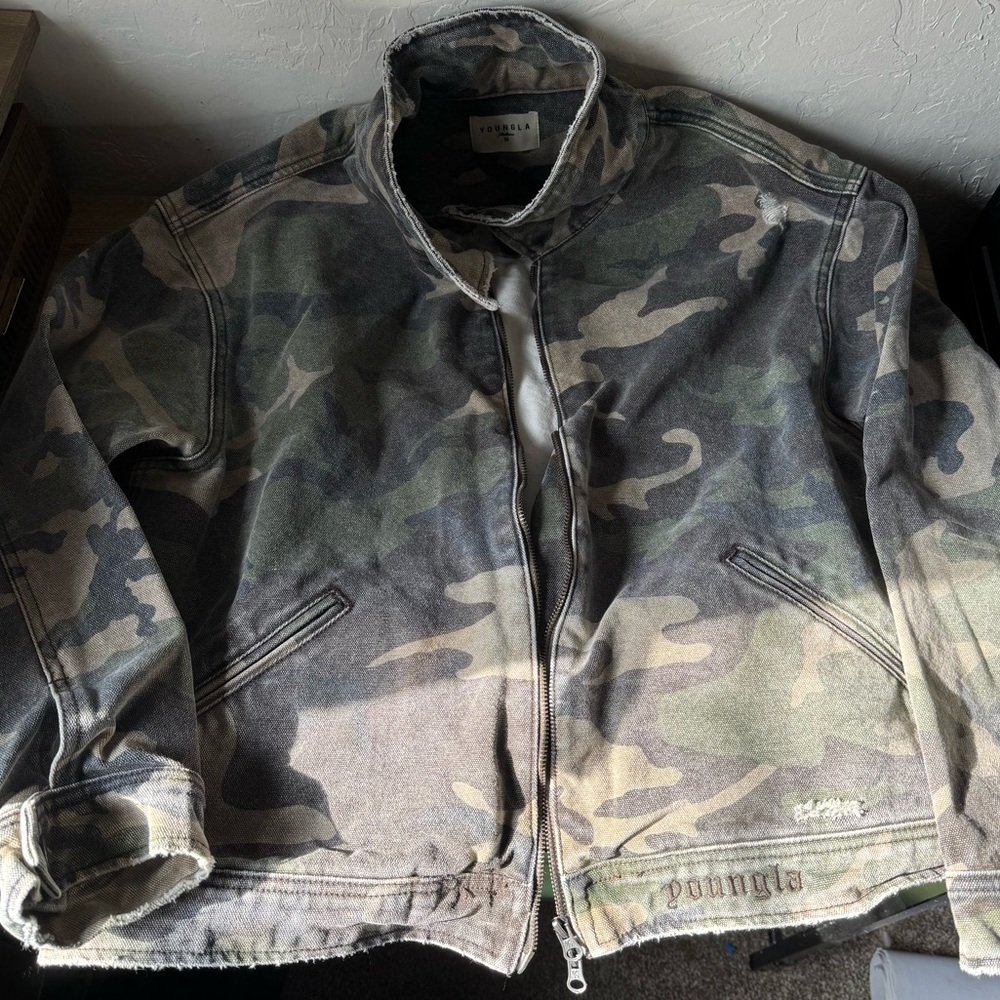 Youngla Camo Jean Jacket